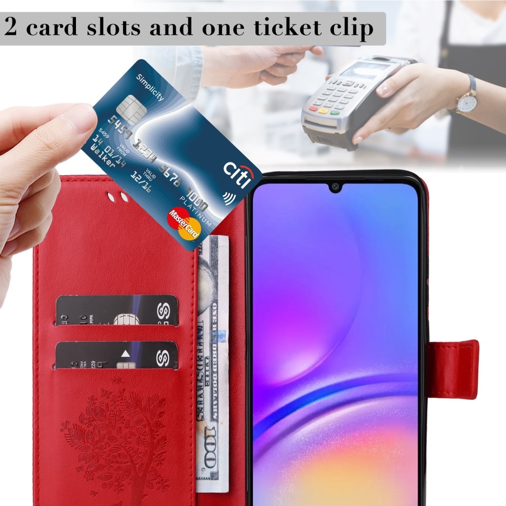 Fák könyve tok Samsung Galaxy A06 4G - piros