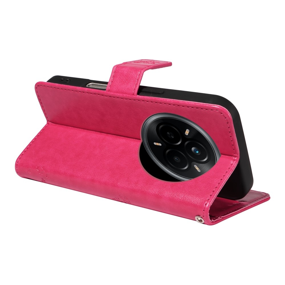 Fák könyvtáska a Realme 14 Pro 5G számára - rózsaszínű