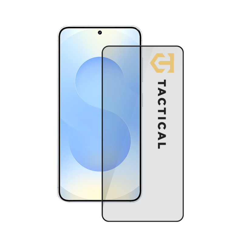 Taktikai üvegpajzs 5D üveg Samsung Galaxy S26+ Fekete