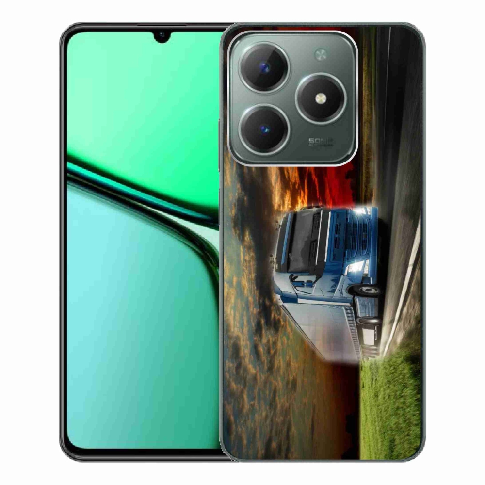 Gél borítás mmCase a Realme C61 készülékhez - teherautó 4