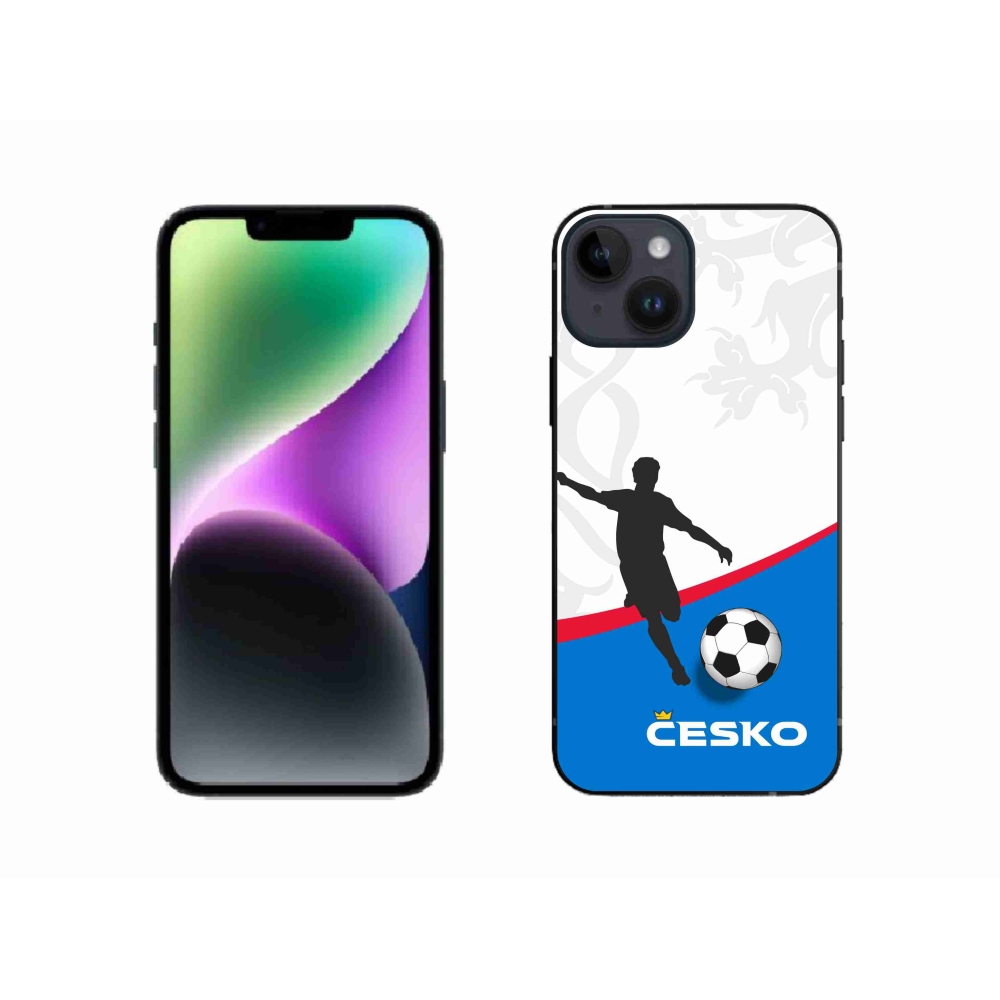Zselés borítás mmCase iPhone 14 - futball Csehország 1