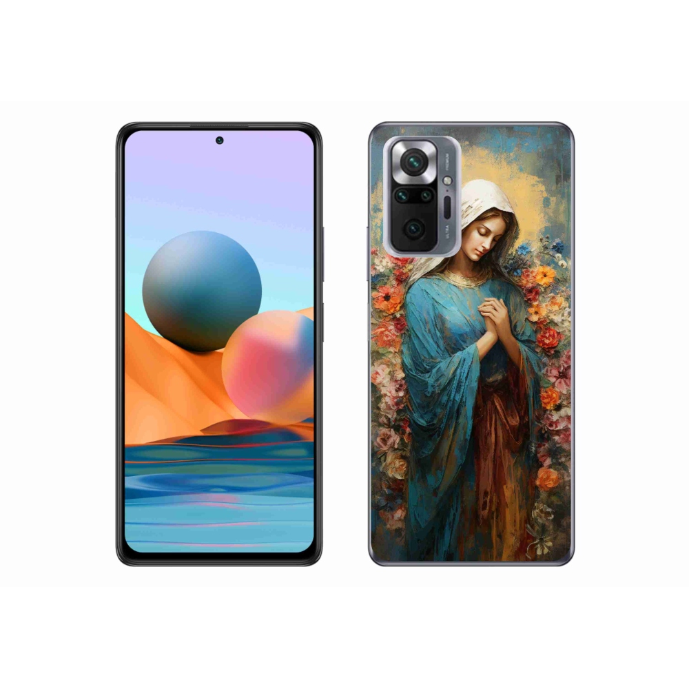 Gél borító mmCase a Xiaomi Redmi Note 10 Pro-hoz - szent nő