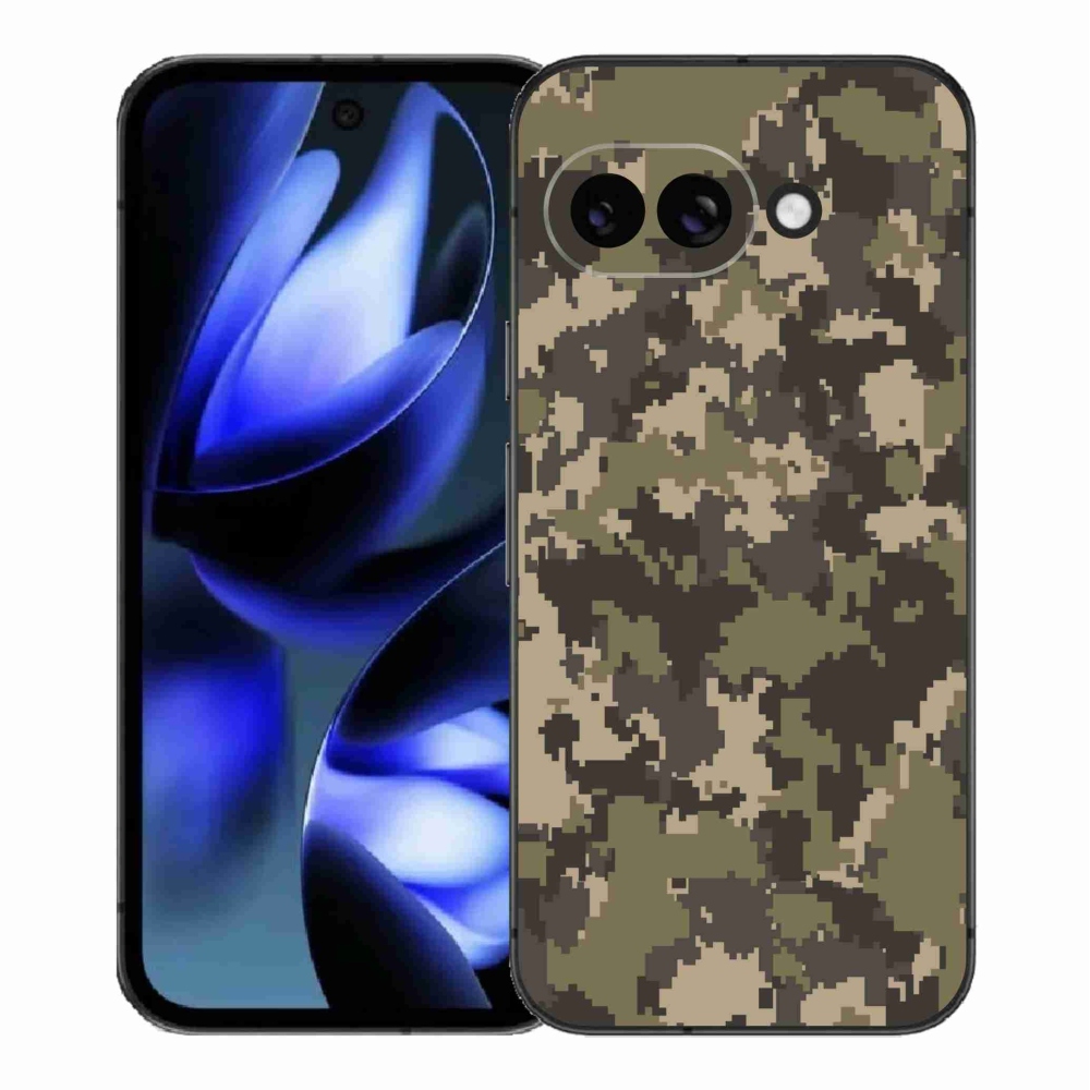 Zselés borítás mmCase a Google Pixel 9a készülékhez - terepszínű minta 12