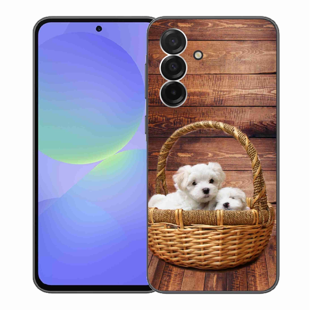 Zselés borítás mmCase Samsung Galaxy A36 5G - kölyökkutyákhoz