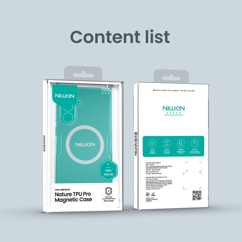 Nillkin Nature TPU PRO mágneses borító Samsung Galaxy A56 5G átlátszóhoz