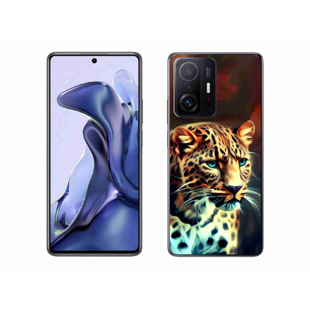 Gél borítás mmCase a Xiaomi 11T Pro készülékhez - leopárd