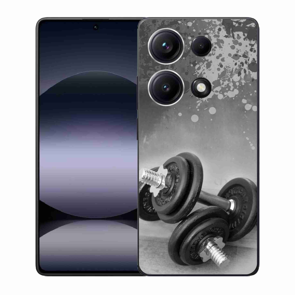 Gél borítás mmCase a Xiaomi Redmi Note 14S-hez - súlyzók 1