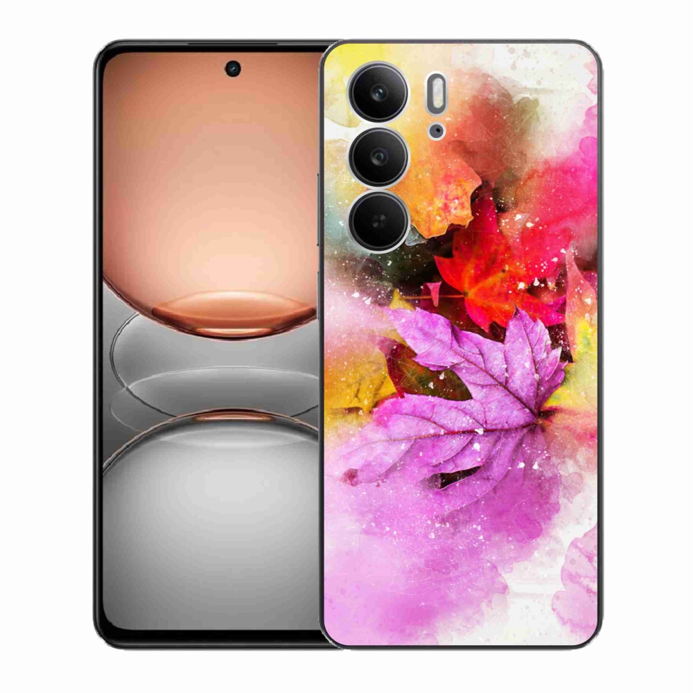 Gél borító mmCase a Realme C75 készülékhez - színes lapok