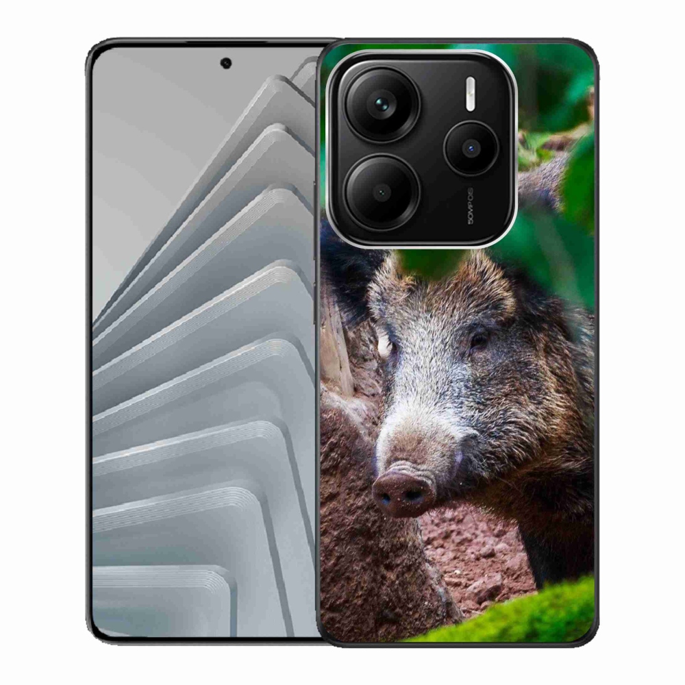 Gél borítás mmCase a Xiaomi Redmi Note 14 5G számára - vaddisznó