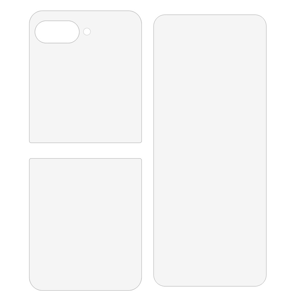 Hátsó + elülső hidrogél védőfólia a Motorola Razr 60 Ultra 5G készülékhez