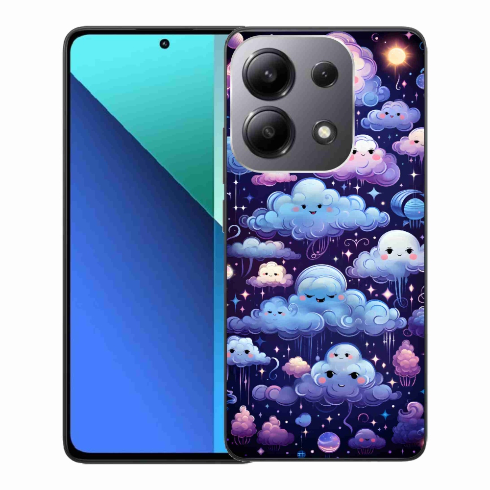 Gél borítás mmCase a Xiaomi Redmi Note 13-hoz - felhők