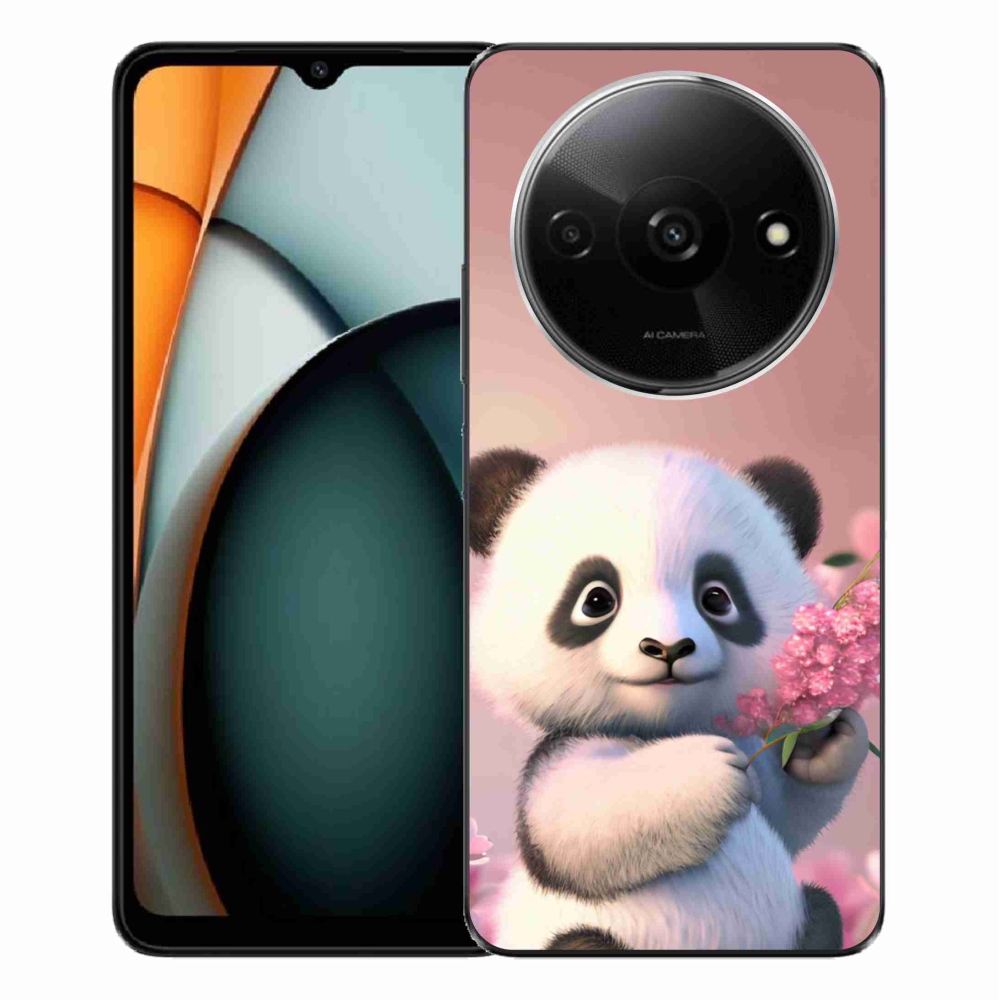 Gél borítás mmCase a Xiaomi Redmi A3-hoz - aranyos panda