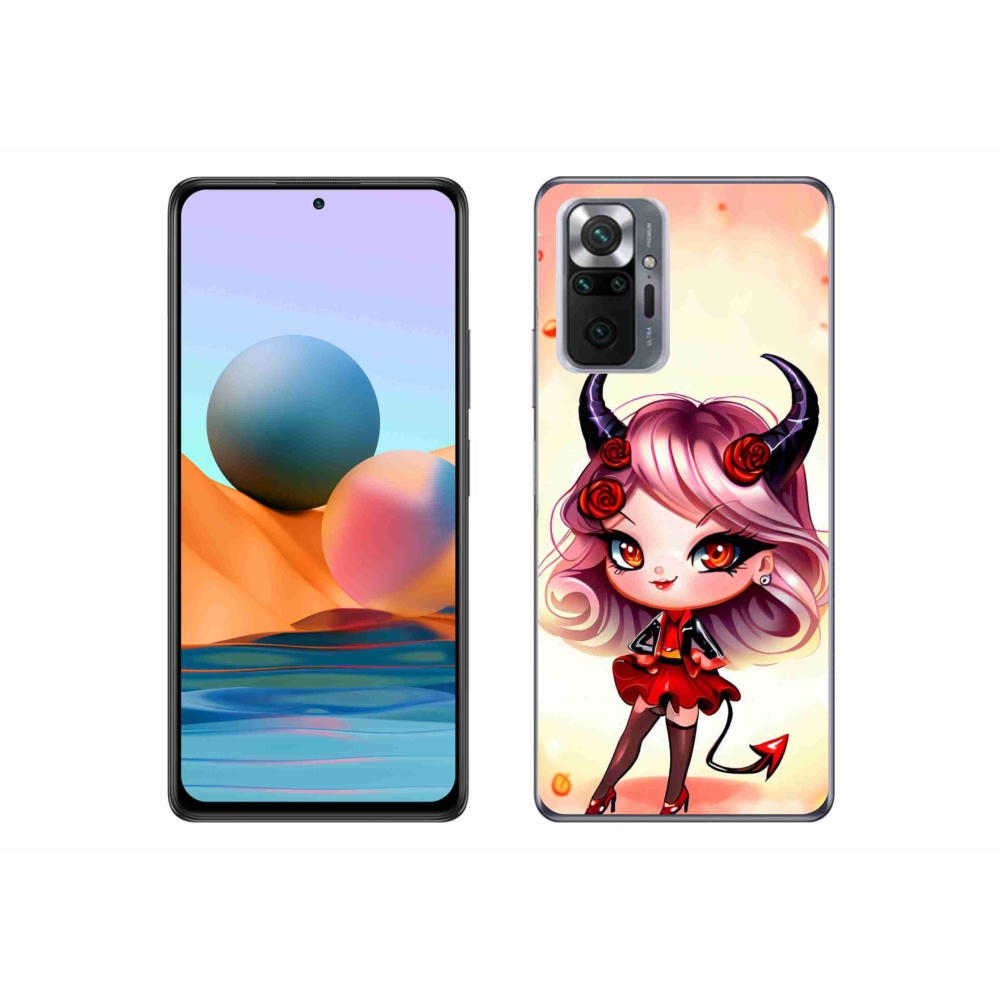 Gél borítás mmCase a Xiaomi Redmi Note 10 Pro készülékhez - rajzfilm ördög