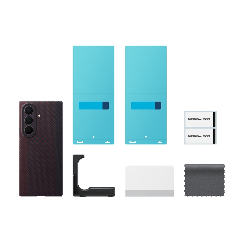 EF-KF976SRE Samsung Carbon mágneses tok a Galaxy Z Fold 8-hoz, Ultra Violet színben