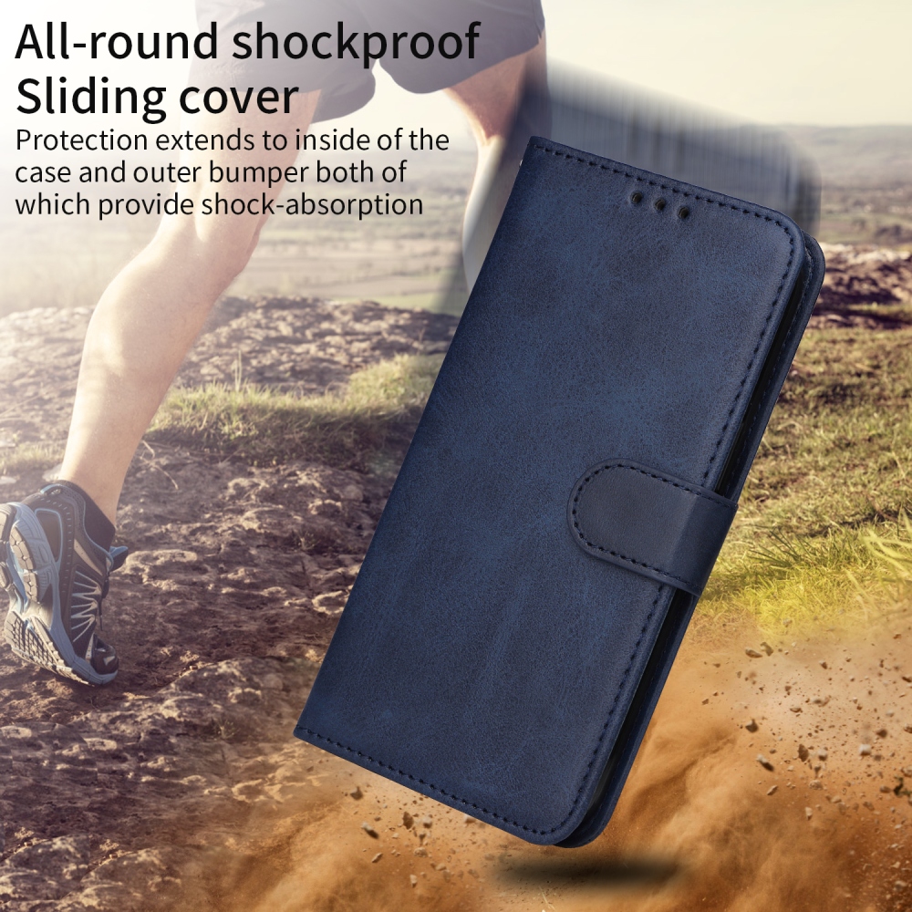 Vérrögök könyv tok a Xiaomi Poco F7 5G-hez - kék