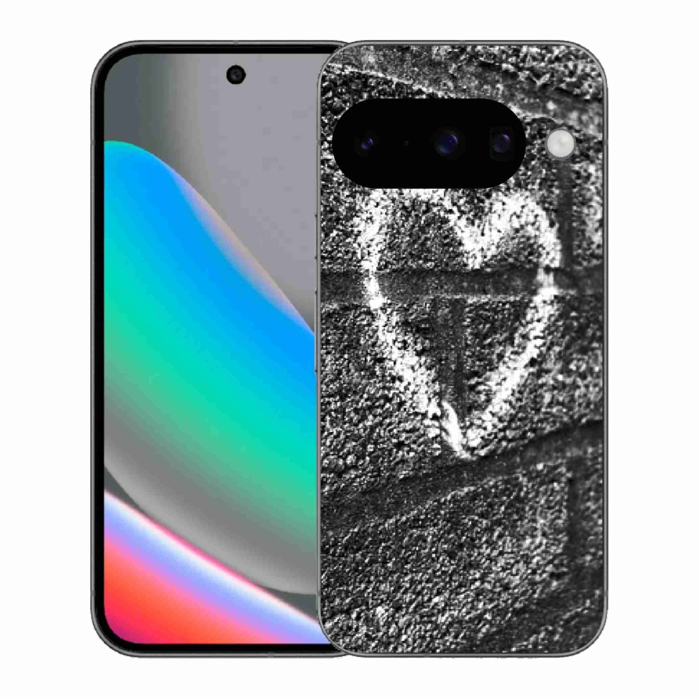 Gél borítás mmCase a Google Pixel 10 számára - szív a falon
