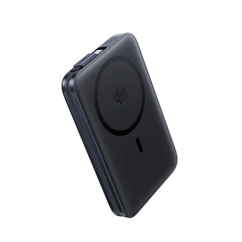 Baseus PicoGo AM61 Qi2.2 45 W-os mágneses powerbank 10 000 mAh, Cosmic Black