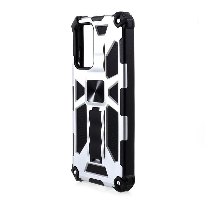 Lemezálló hibrid borítás Samsung Galaxy A52 5G/4G/A52s 5G - ezüst