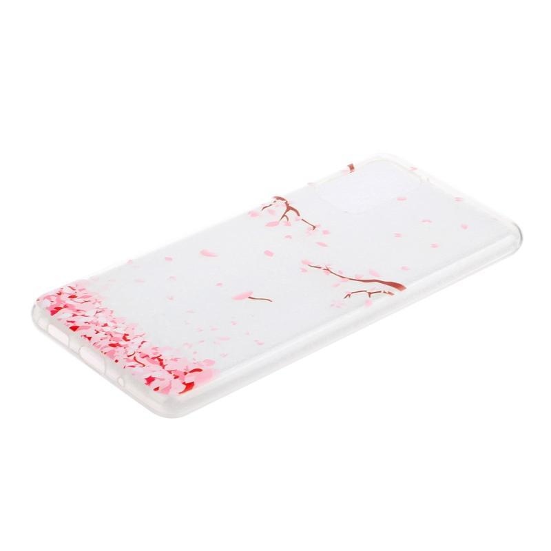 Zselés tok Samsung Galaxy S20 Ultra készülékhez - lehullott virágok