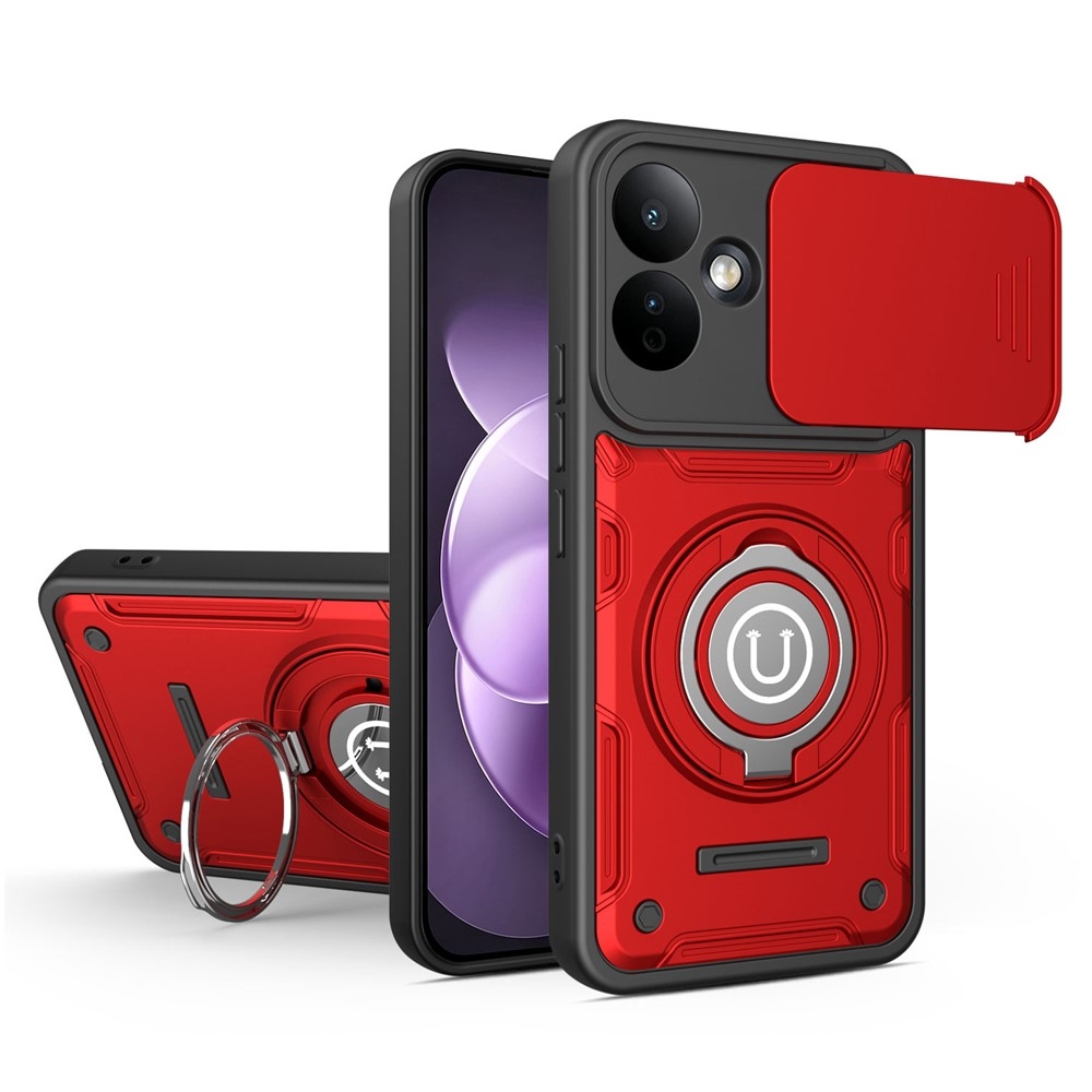 Shell strapabíró tok a Xiaomi Redmi Note 17 4G/5G mobiltelefonhoz – piros