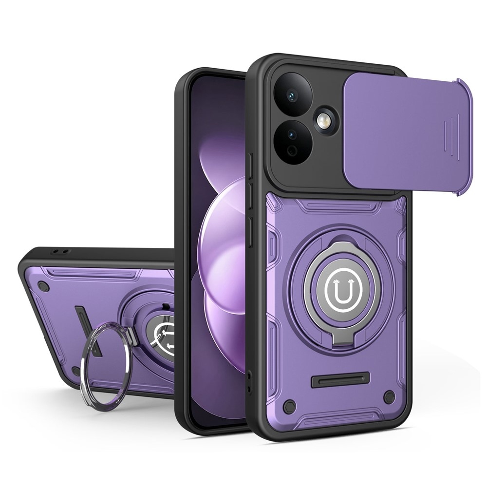 Shell strapabíró tok a Xiaomi Redmi Note 17 4G/5G mobiltelefonhoz – lila