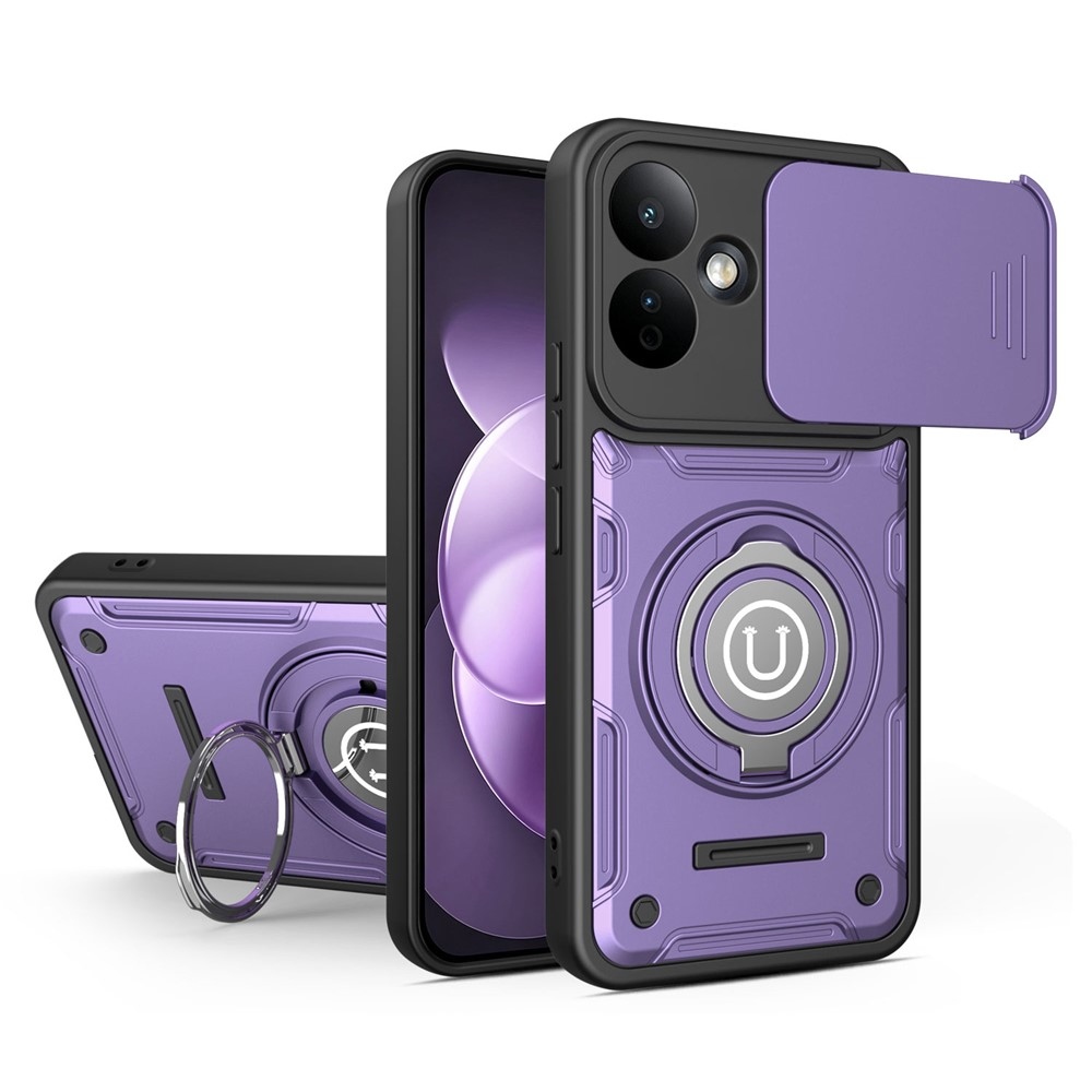 Shell strapabíró tok a Xiaomi Redmi Note 17 Pro 5G mobiltelefonhoz – lila