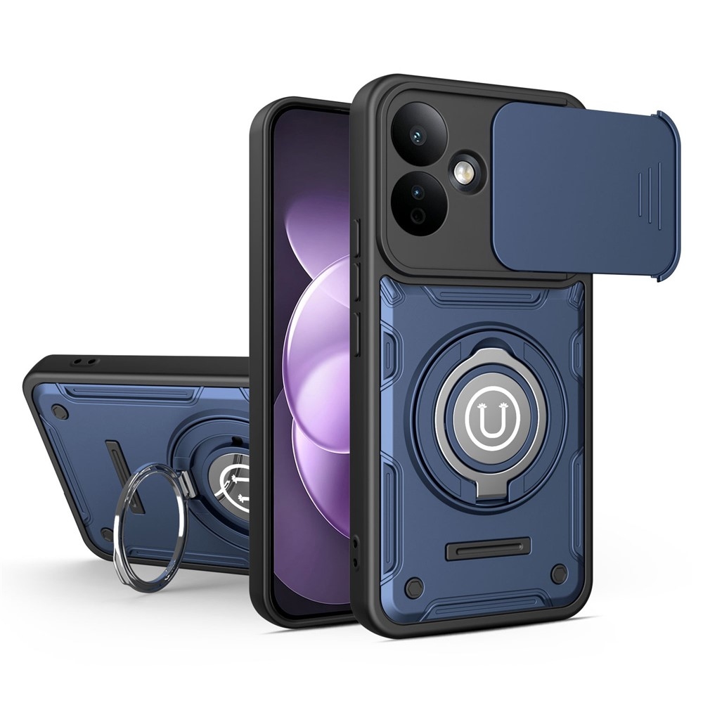 Shell strapabíró tok a Xiaomi Redmi Note 17 Pro 5G mobiltelefonhoz – sötétkék