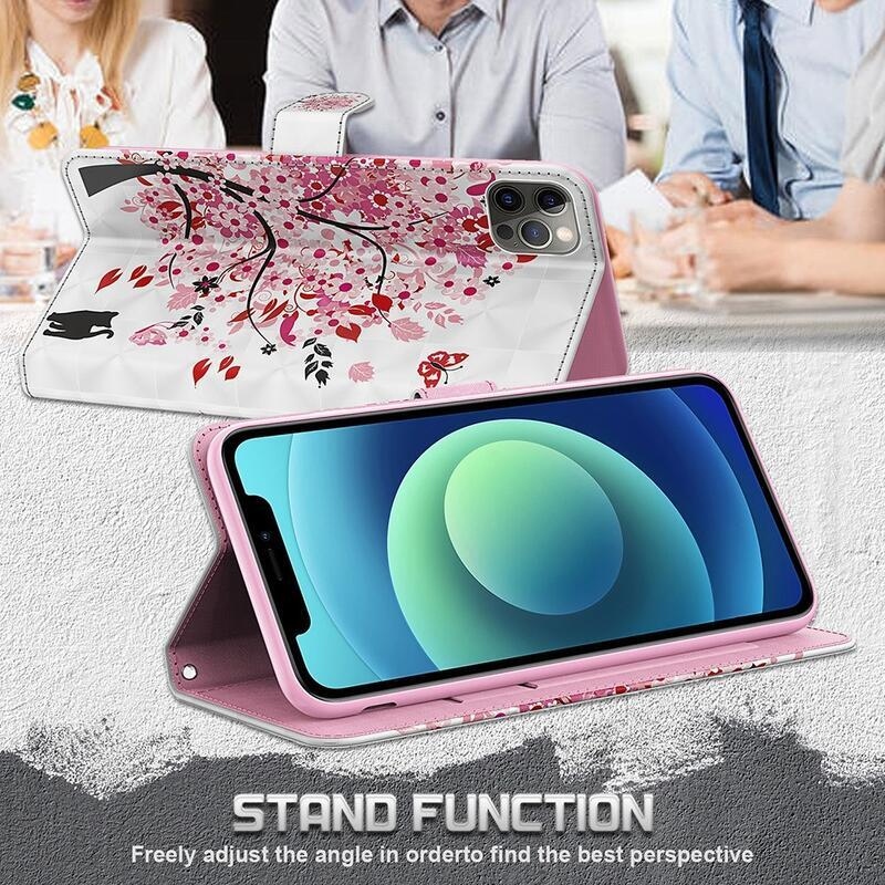 Nyomtatás pénztárca tok Xiaomi Redmi Note 10 4G/Redmi Note 10S/Poco M5s - virágzó fa