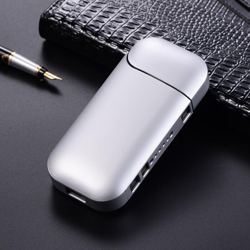 Műanyag tok IQOS 2.0/2.4 készülékhez - ezüst színű