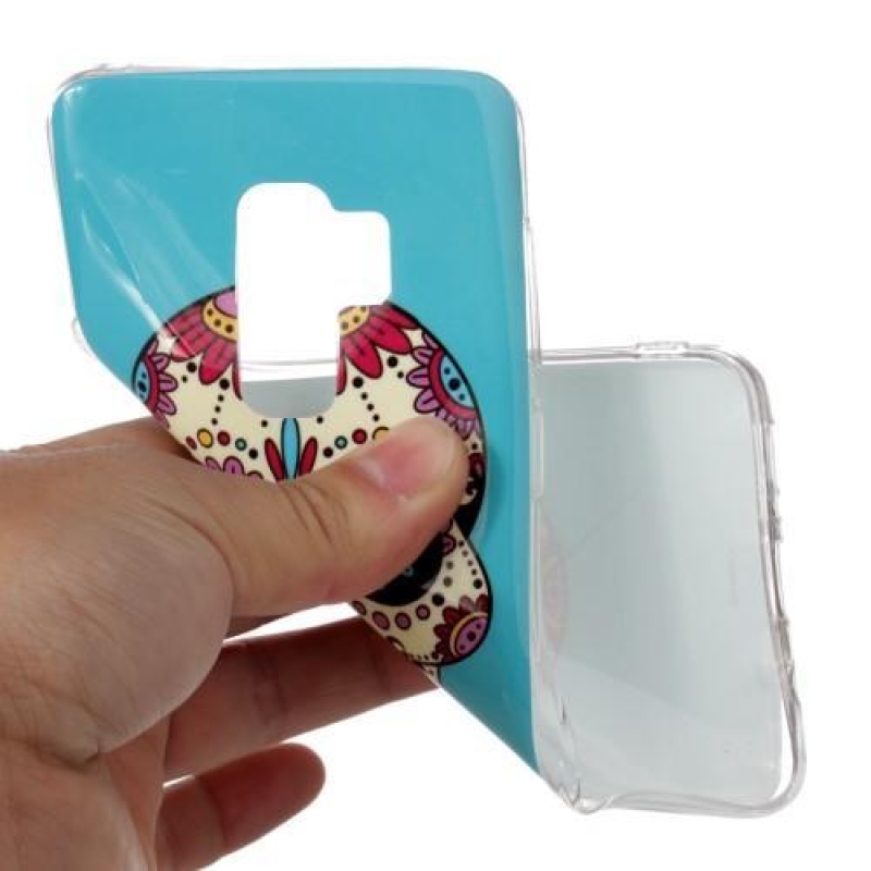 Shelly zselés tok Samsung Galaxy S9+ készülékhez - koponya