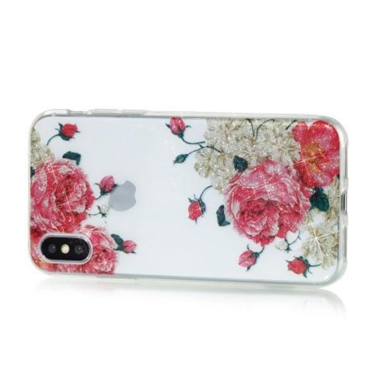 Shine zselés tok iPhone X készülékhez - rózsaszín