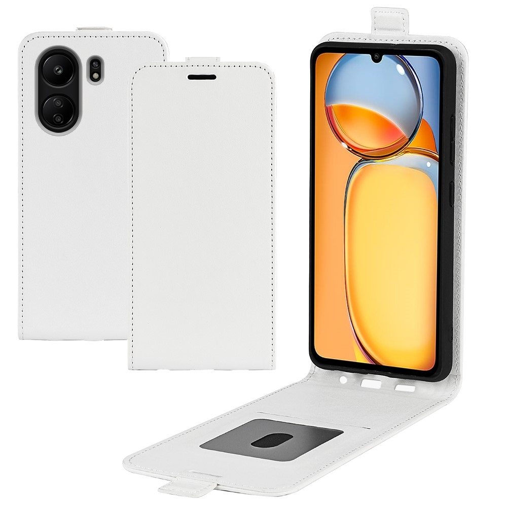 Függőleges könyvtáska Xiaomi Poco C65/Redmi 13C - fehér