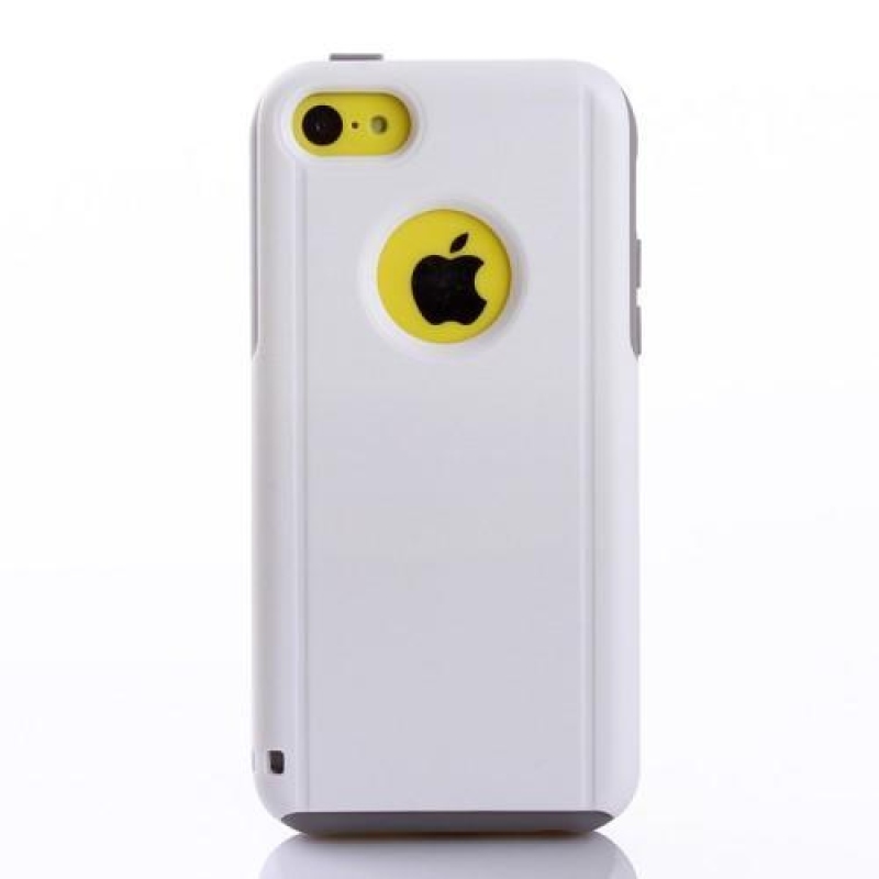 Sokkoló hibrid tartós tok iPhone 5C készülékhez - fehér
