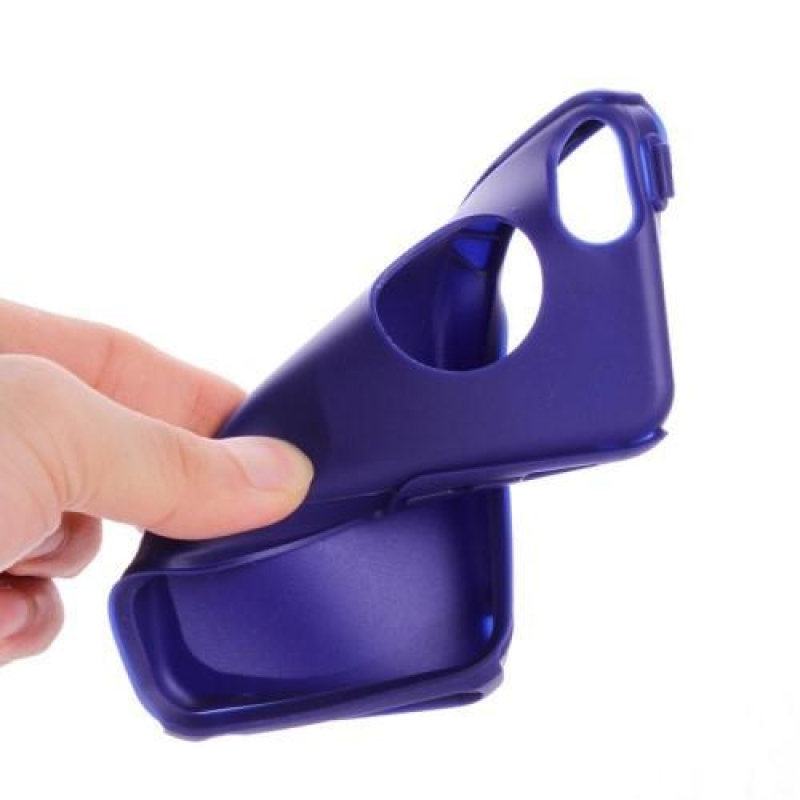 Sokkoló hibrid tartós tok iPhone 5C készülékhez - világoskék