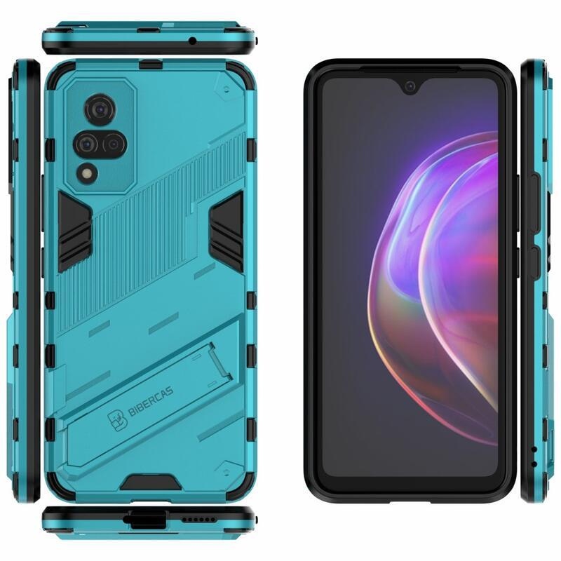 Ütésálló hibrid borítás a Vivo V21 4G/5G készülékhez - világoskék színben