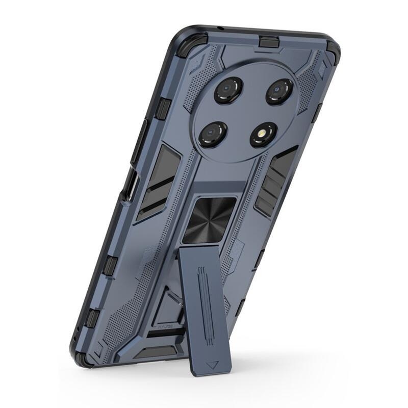 Ütésálló hibrid borító flip állvánnyal a Honor Magic 4 Lite 5G-hez - kék