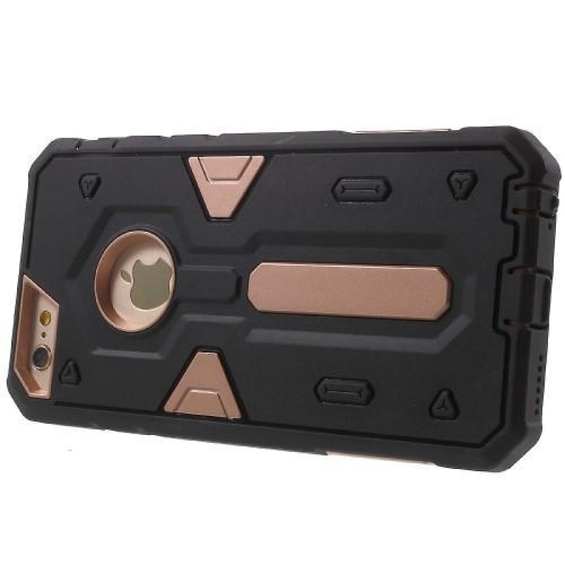 Ütésálló hibrid tok iPhone 6 Plus és 6s Plus készülékhez - rózsaarany