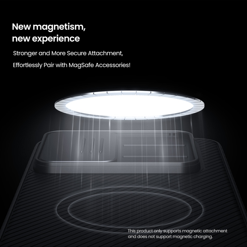 Nillkin CamShield PRO mágneses hátlap Samsung Galaxy A56 5G fekete