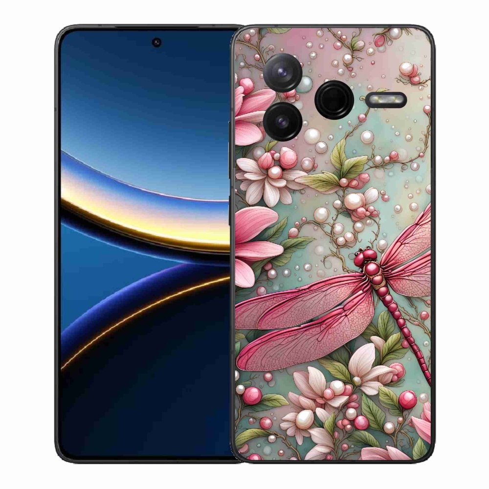 Gél borítás mmCase a Xiaomi Poco F7 Pro számára - szitakötő