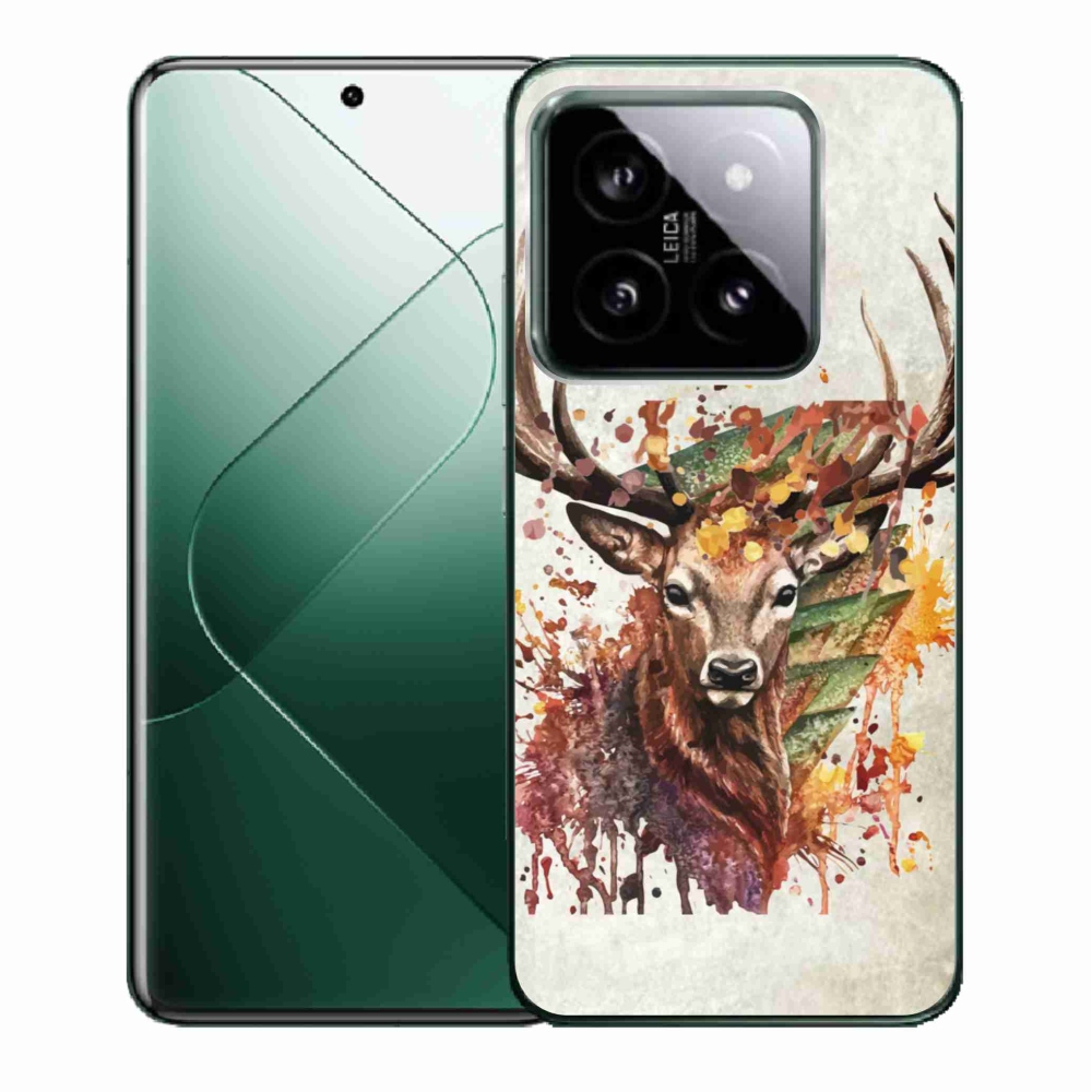 Gél tok mmCase a Xiaomi 14-hez - szarvas 1