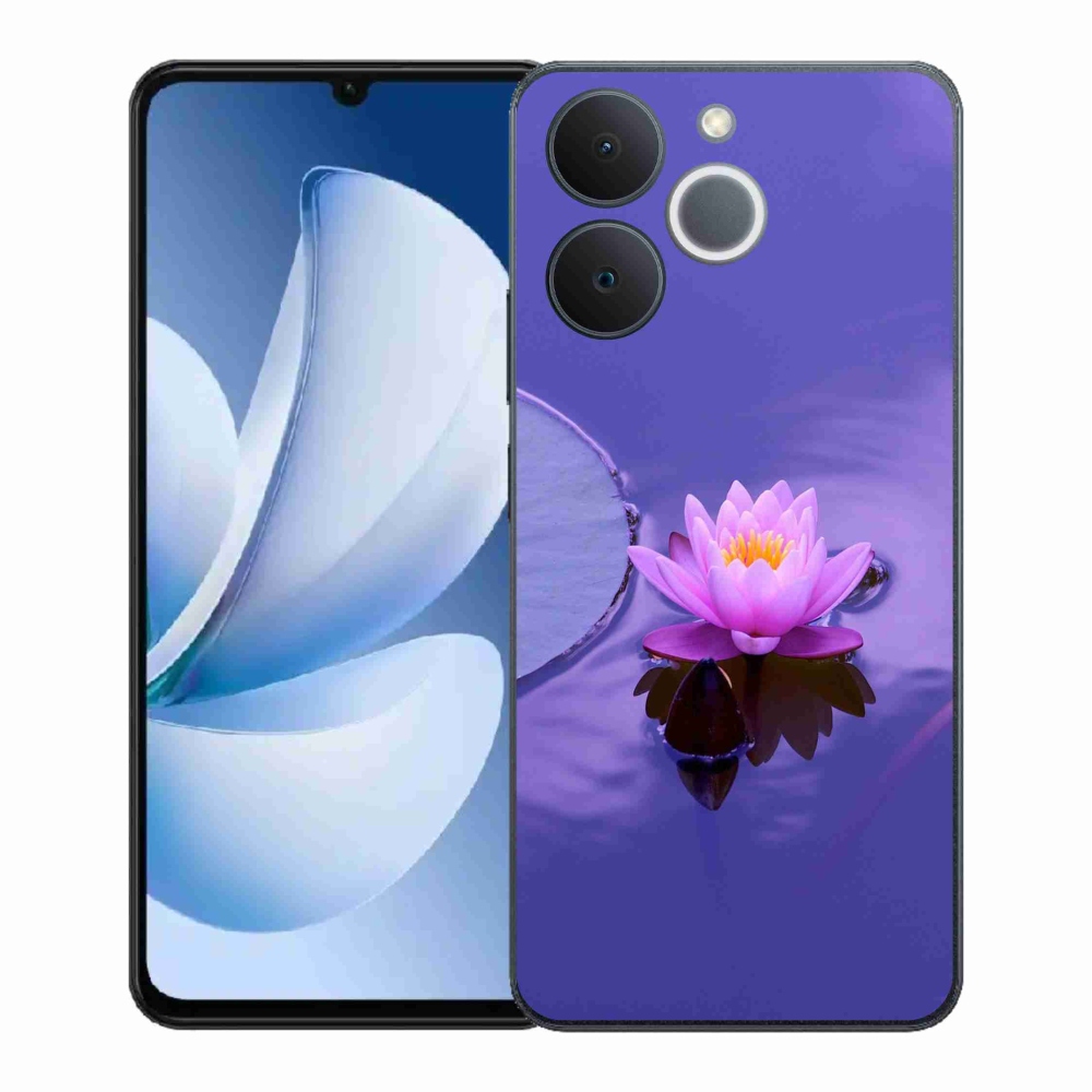 Gél borítás mmCase a Realme Note 70T készülékhez - virág a felületen