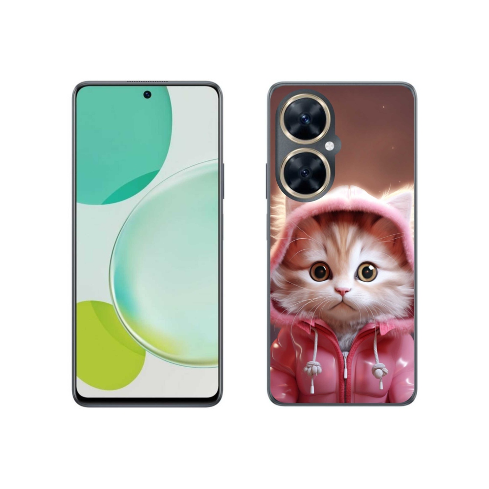 Gél borító mmCase a Huawei Nova 11i készülékhez - aranyos cica 3