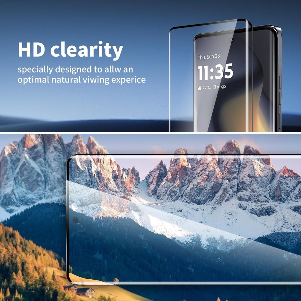 Silk teljes felületű edzett üveg a Motorola Edge 70 Pro 5G mobiltelefonhoz