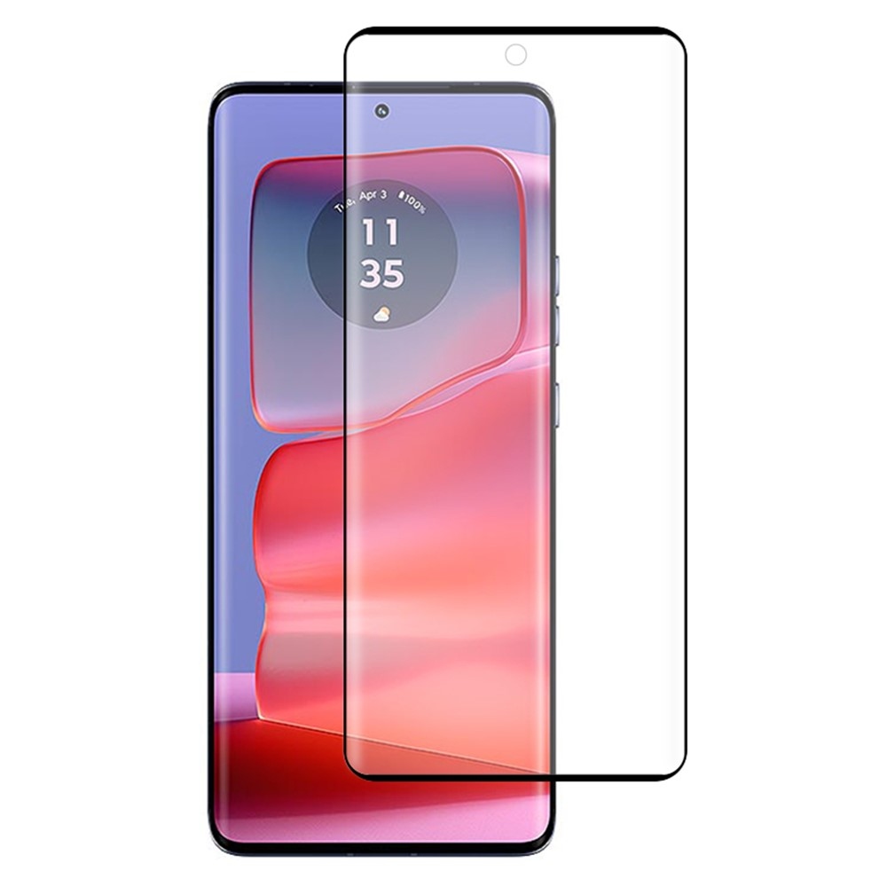Selyem teljes képernyő edzett üveg a Motorola Edge 50 Pro 5G készüléken