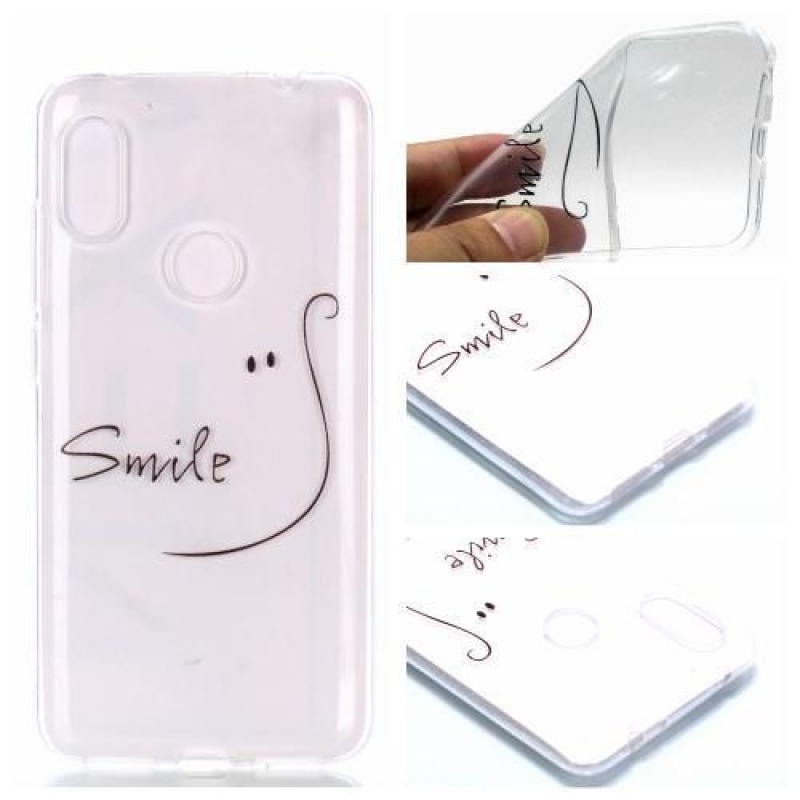 Egyszerű gél tok a Xiaomi Redmi Note 6 Pro-hoz - smile