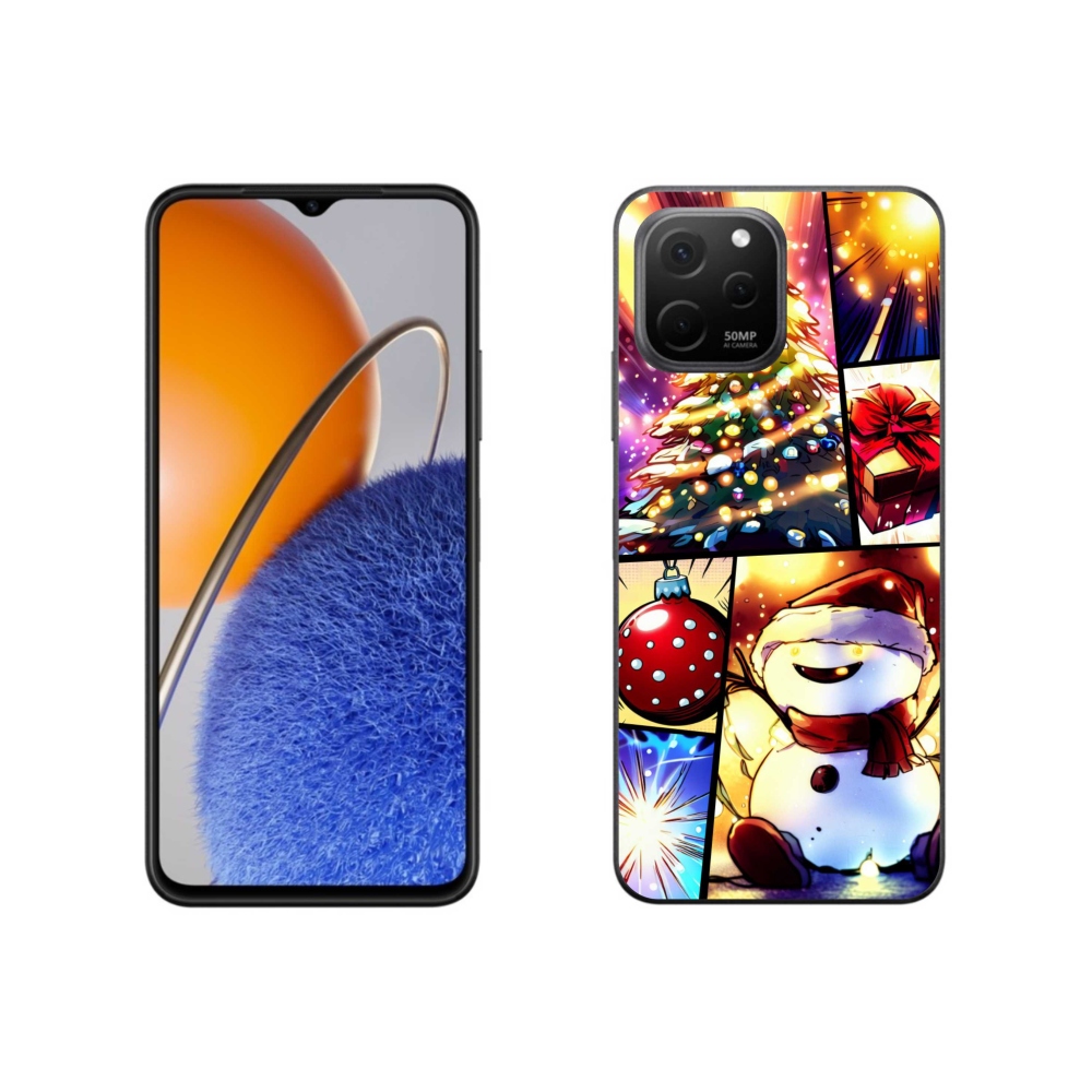 Gél borító mmCase a Huawei Nova Y61 készülékhez - karácsonyi motívumok 1