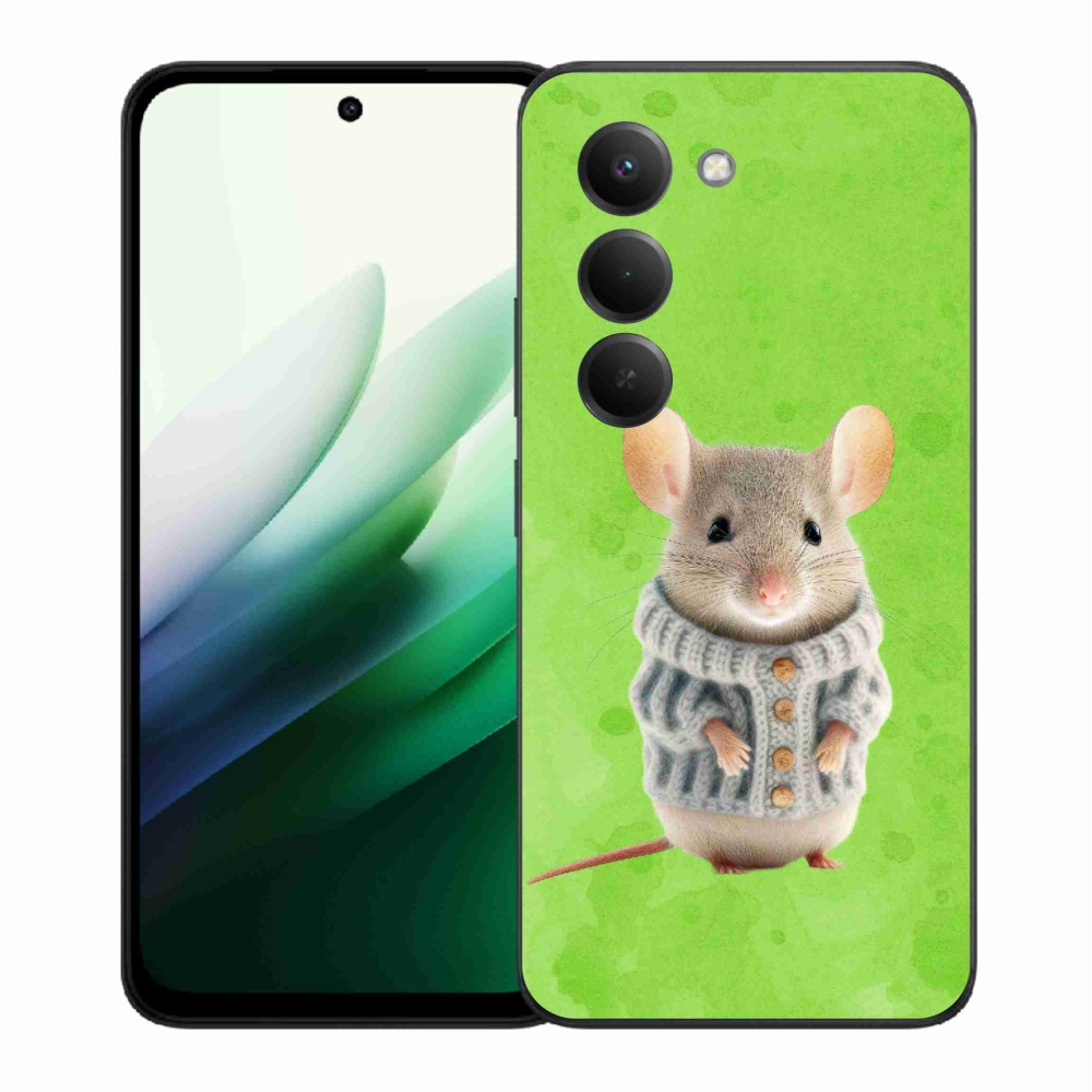 Gél borítás mmCase a Xiaomi Redmi 15 5G-hez - egér pulóverben