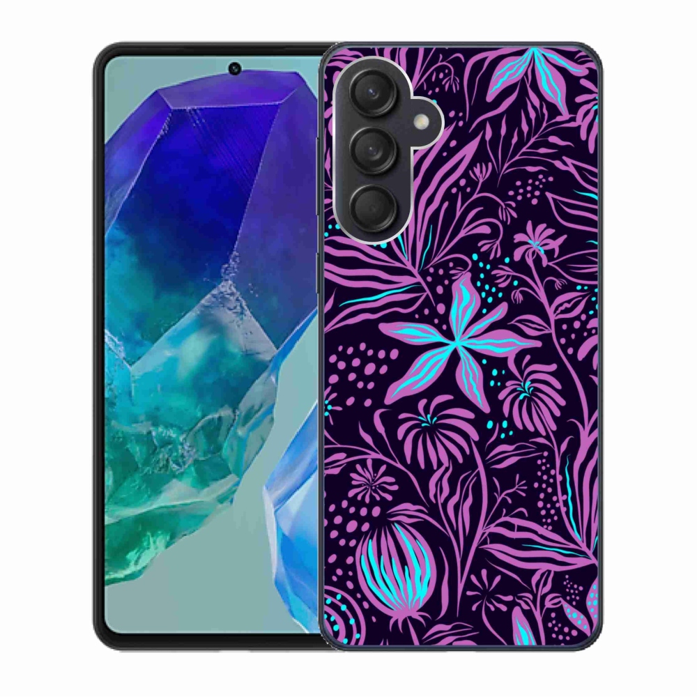 Zselés borítás mmCase Samsung Galaxy M55 5G - virágok 2