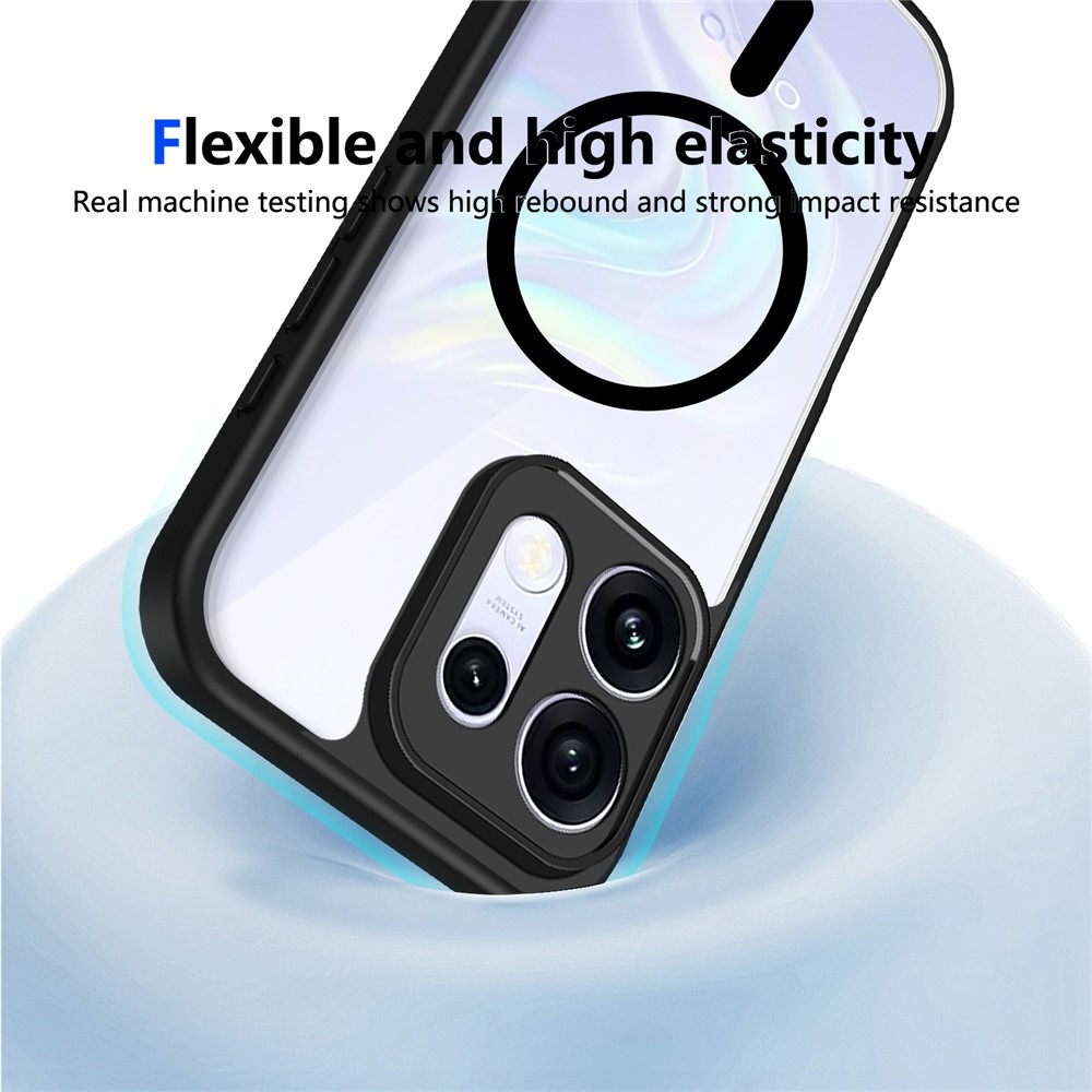 Gél tok merev hátlappal és MagSafe-kompatibilis az Oppo Reno 16 Pro 5G/Oppo Reno 16 5G készülékhez