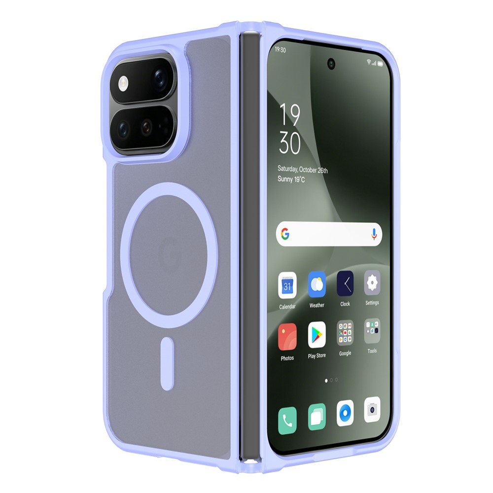 Skin gél tok merev hátlappal és MagSafe-támogatással a Google Pixel 11 Pro Fold-hoz – lila